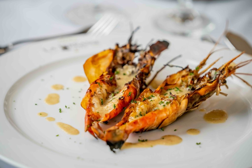 la terrassse king prawns